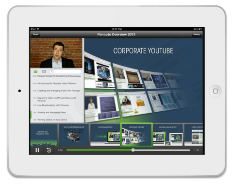 Panopto Online Video Platform - 4.4 iPad app