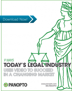 ICON - CTA - 9 Ways The Legal Industry Uses Video to Succeed - Panopto Video Platform