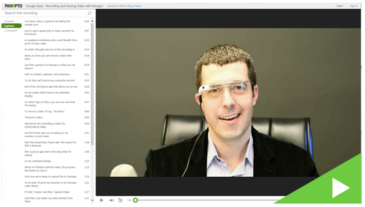 Recording Panopto Video with Google Glass - Panopto VCMS