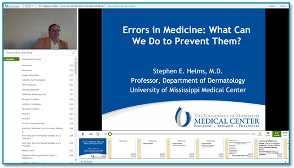 Errors in Medicine thumbnail - Panopto Presentation Recording