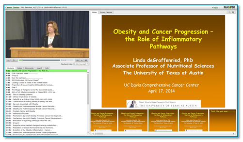 Obesity and Cancer presentation thumbnail - Panopto Presentation Capture Platform