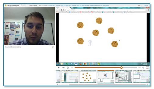 Miniature d'un cours de l'Université Adelphi - Plateforme d'apprentissage vidéo Panopto