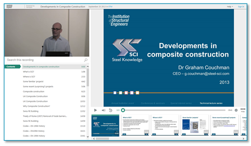 Developments in Composite Construction - Panopto Video Platform