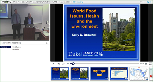 Food Issues Presentation - Panopto Video Platform