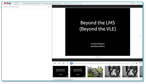 Panopto Video Platform - Beyond the LMS