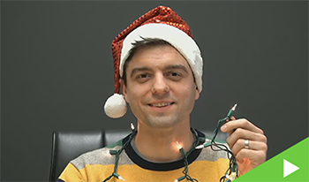 Tangle-Free Christmas Lights - Happy Holidays from Panopto