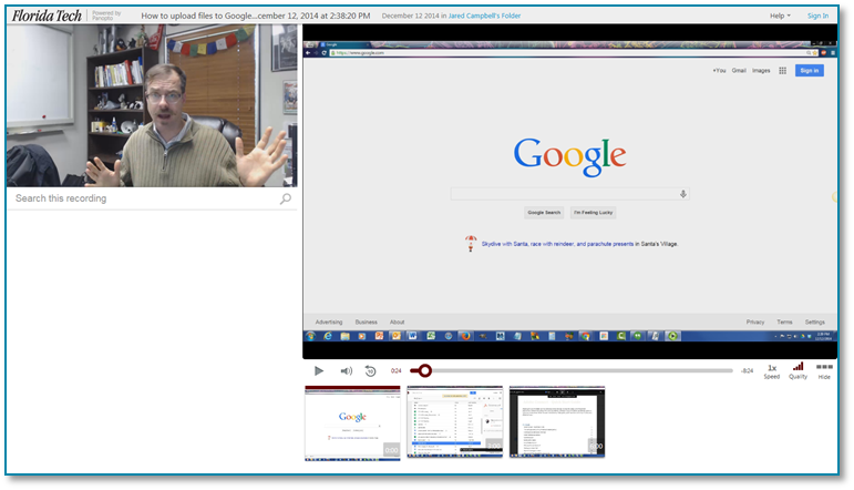 Upload Files To Google Drive - Panopto Video Presentation Software