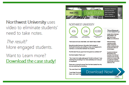 Étude de cas de l'Université Northwest - Plate-forme vidéo Panopto