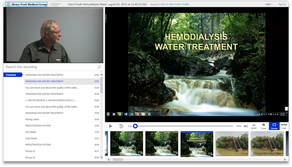 HEMODIALYSIS WATER TREATMENT - Panopto Video Presentation Software