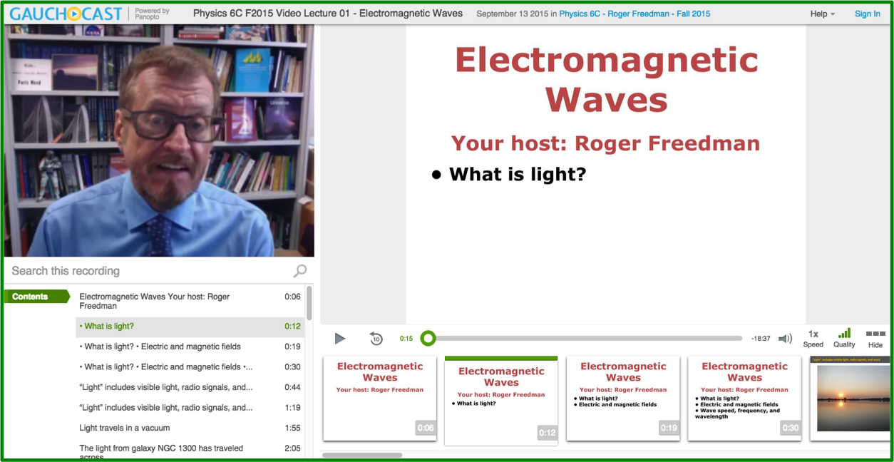 Electromagnetic Waves - Panopto Video Platform