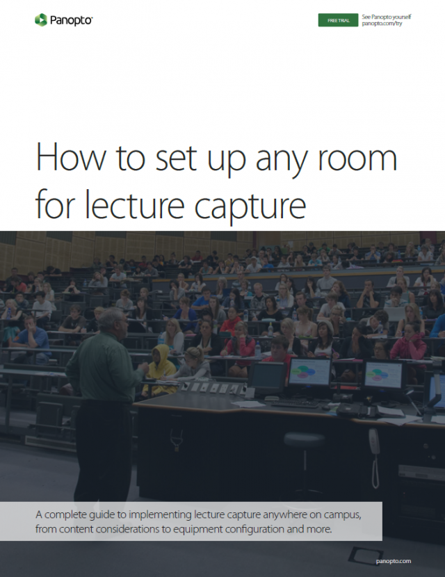 How To Set Up Any Room On Campus For Lecture Capture