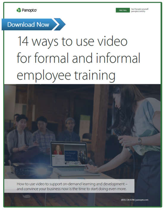 Beginner's Guide To Video Training- Panopto