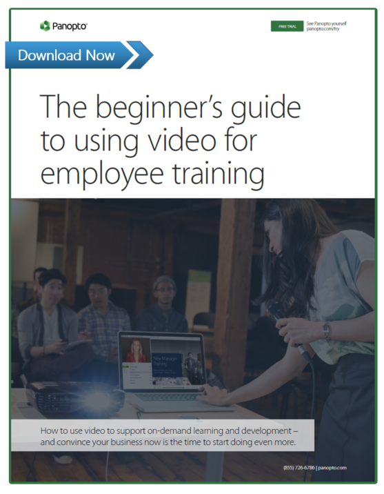 Beginner's Guide To Using Video For Employee Training