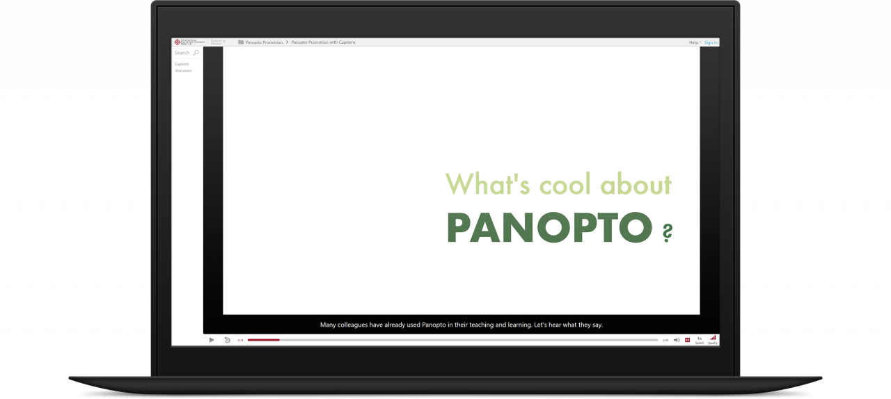 Panopto at Hong Kong Polytechnic created a searchable video library