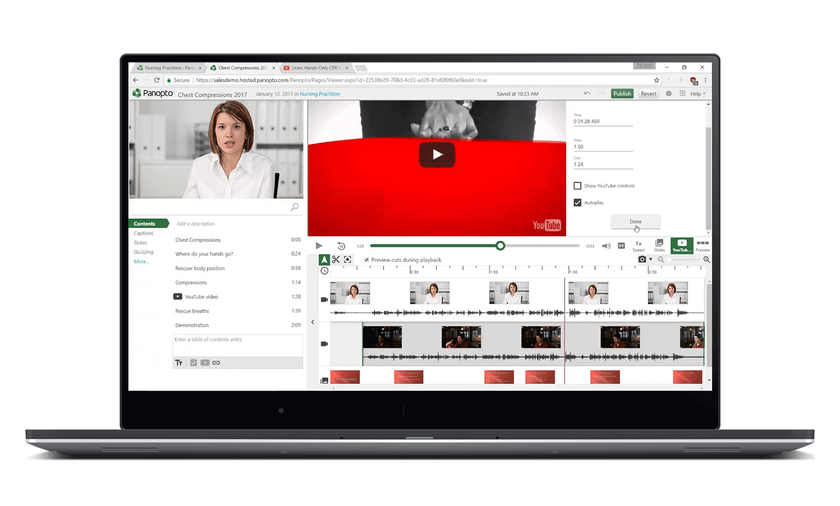 Panopto Online Video Editor Easy Video Editing Software