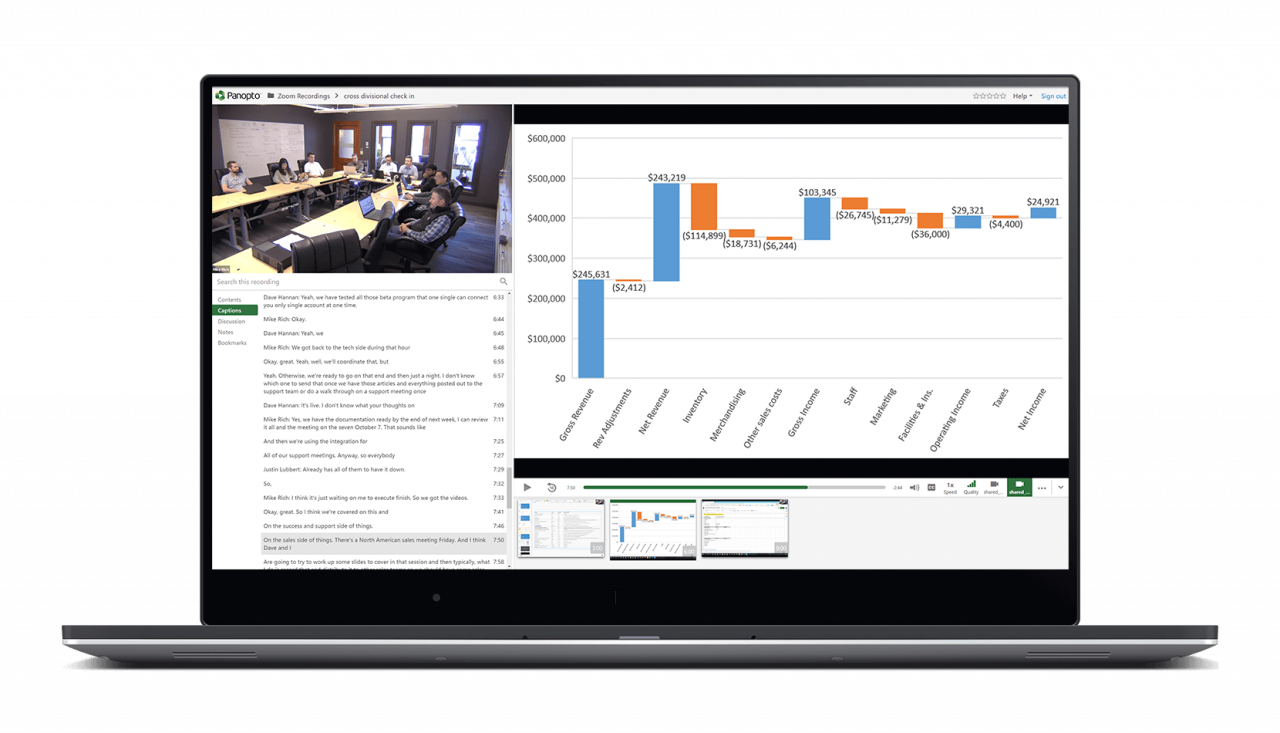 Watch Zoom meeting recordings with the Panopto integration