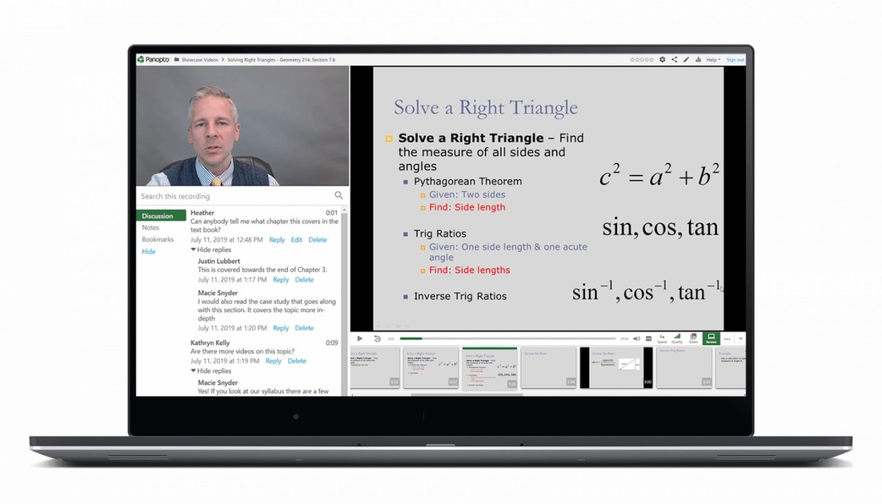 反転授業向け動画ツール Panopto