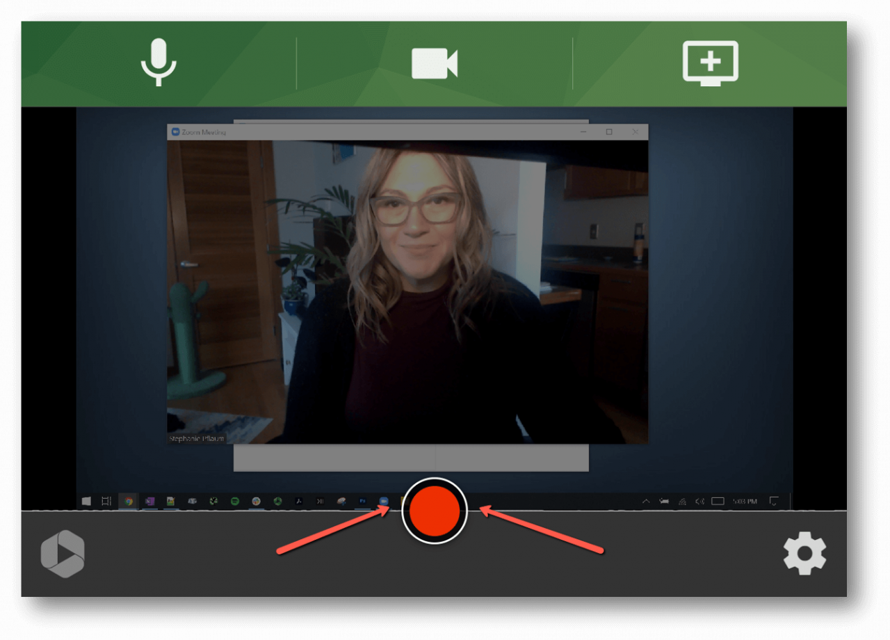 how to record a zoom meeting while sharing screen